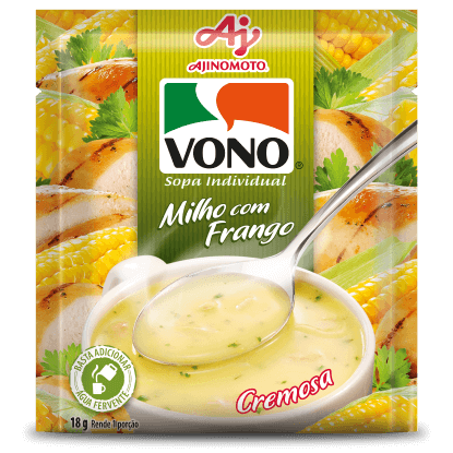 10 Sopas Vono Sabor Milho com Frango 18 g
