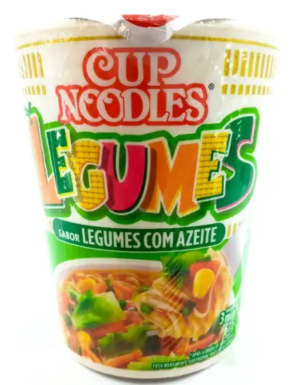 5 Cup Noodles Nissin Legumes com Azeite