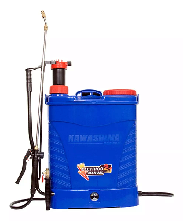 PULVERIZADOR COSTAL 2 EM 1 ELÉTRICO E MANUAL 20 L KAWASHIMA