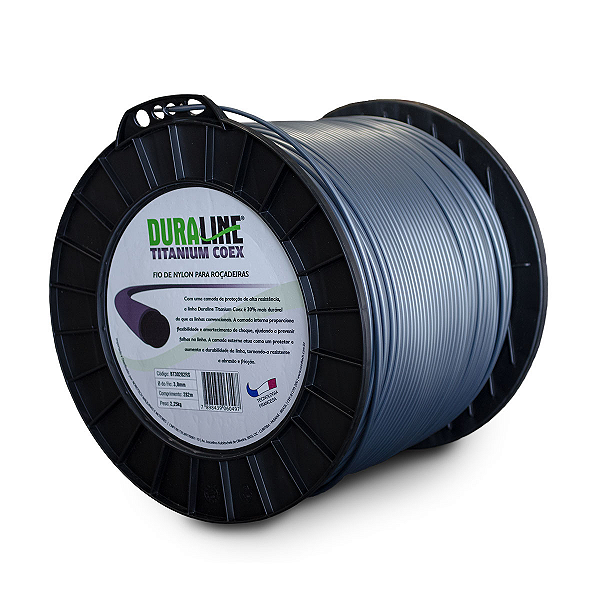FIO DURALINE TITANIUM COEX - PERFIL REDONDO Ø 3MM
