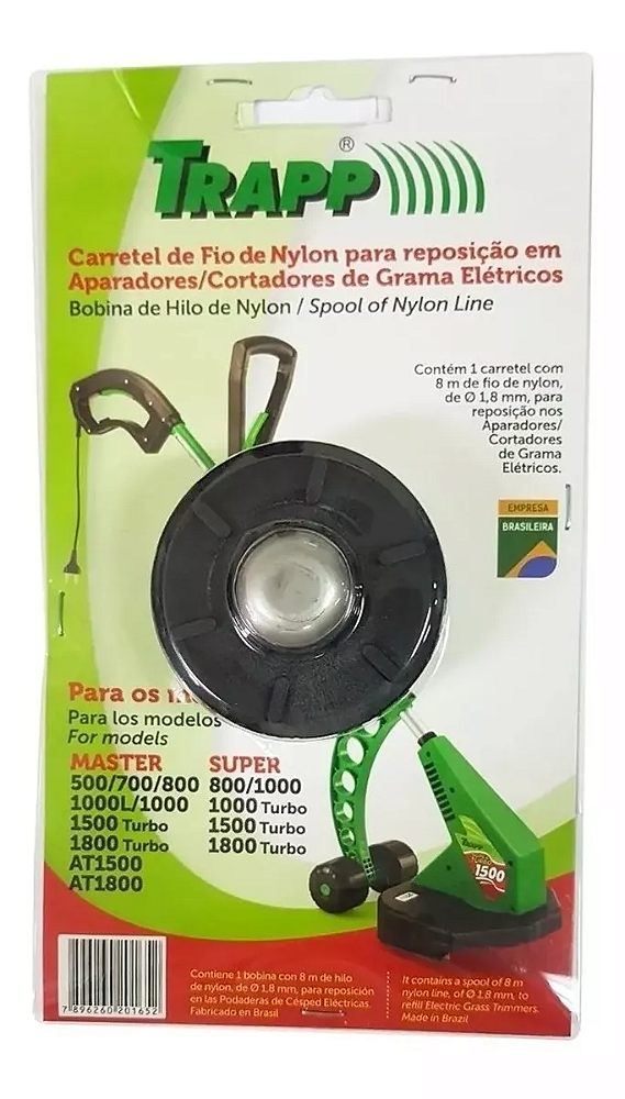 REFIL CARRETEL APARADOR DE GRAMA TRAPP 1000 TURBO
