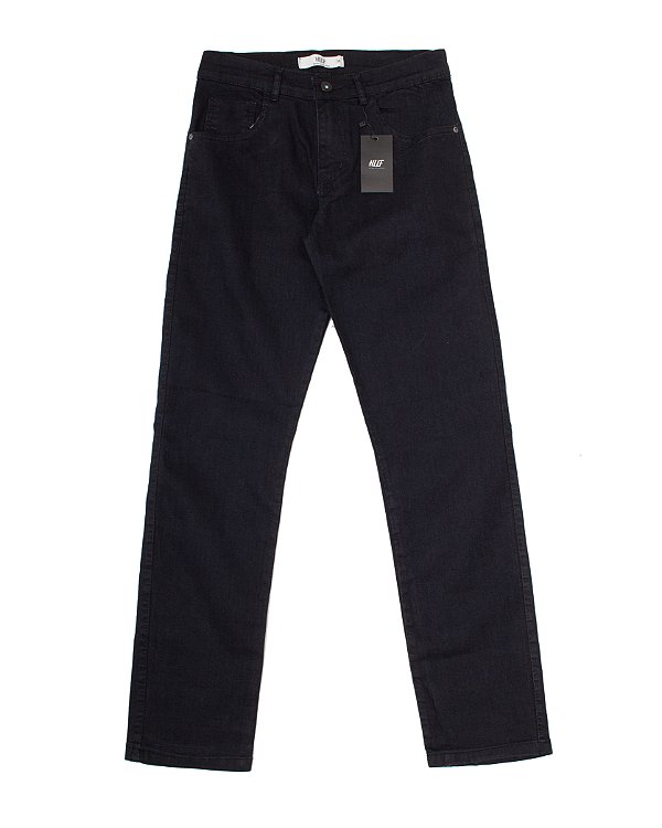 Calça Reta Jeans Black