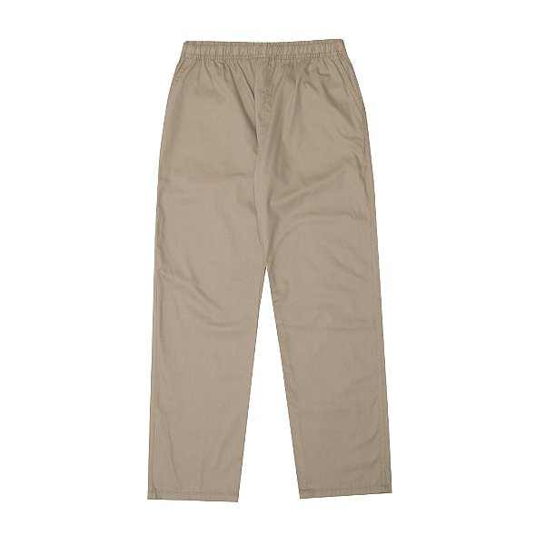 Calça reta em sarja (caqui)