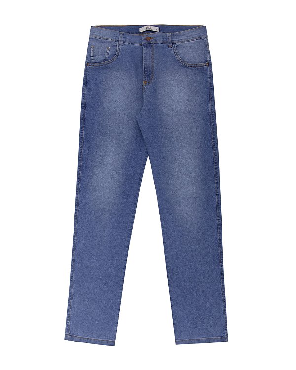 Calça Jeans Reta c/lavagem