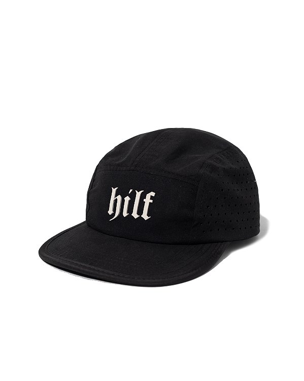 Boné five panel Hilf perfurado (preto)