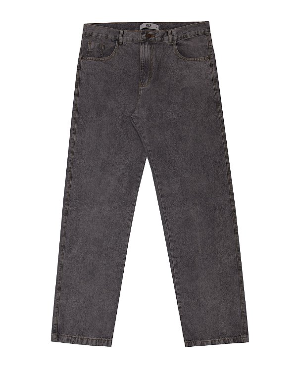 Calça Balão jeans Marmorizada
