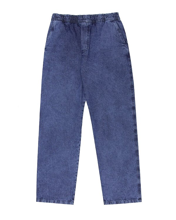 Calça Reta Carpinteiro AZUL (marmorizada)