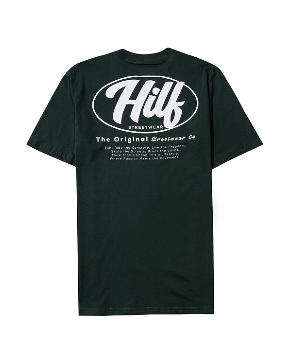 Camiseta Hilf Name (verde)