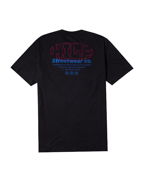Camiseta Hilf Block (preta)