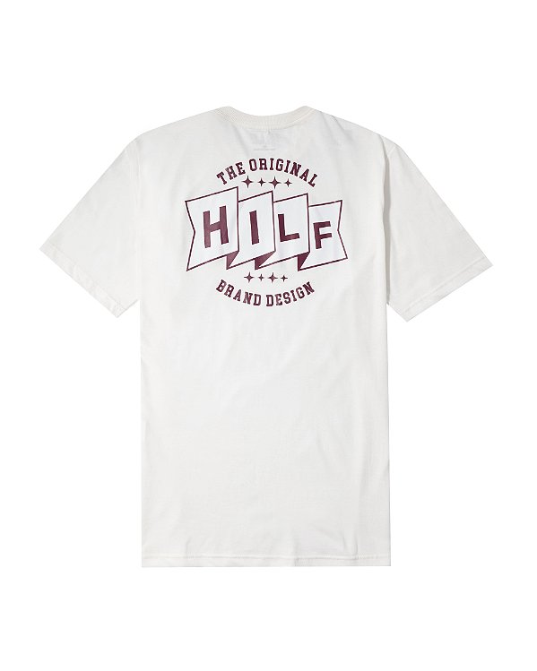 Camiseta Hilf Brand Design (off white)
