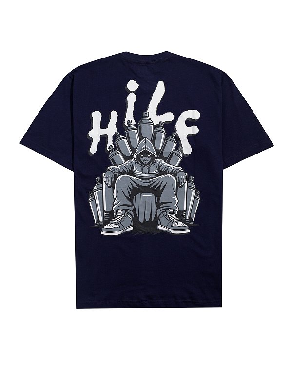 Camiseta Hilf Game of Gangstar(Marinho)