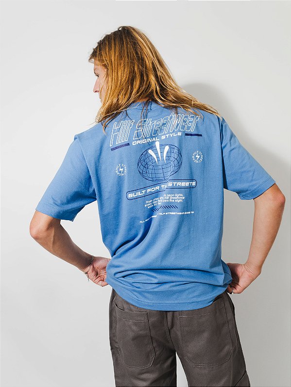 Camiseta Hilf Original Style (AZUL)