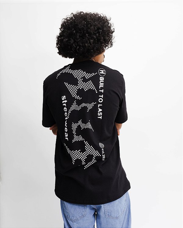 Camiseta Hilf Halftones (preta)