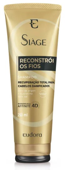 Shampoo Siàge Reconstrói os Fios 250ml