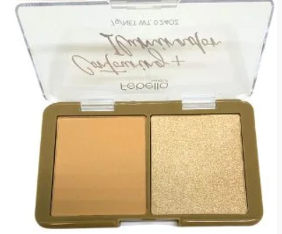 Contorno + Iluminador Duo Palette Febella Cor