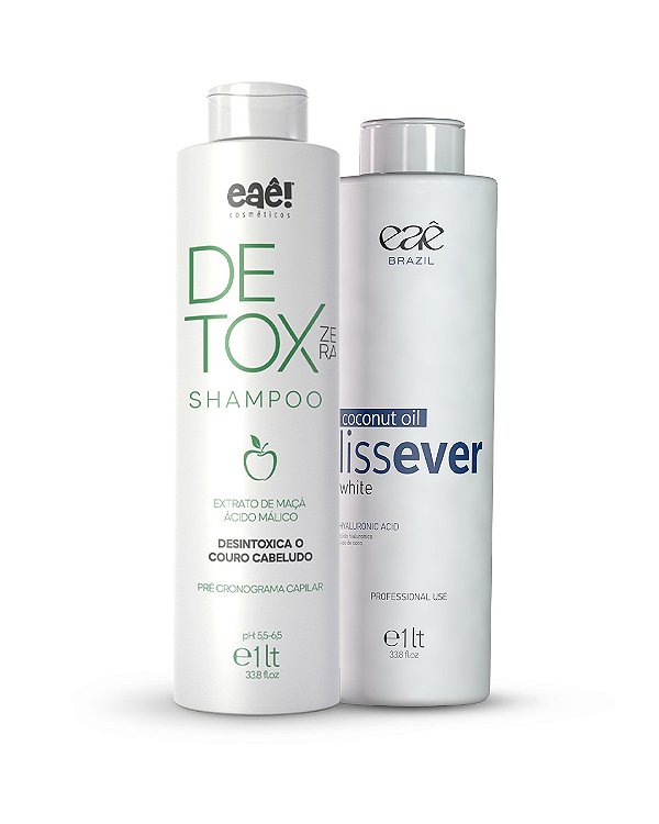 Kit Lissever White Escova Progressiva Sem Formol 2x1000ml