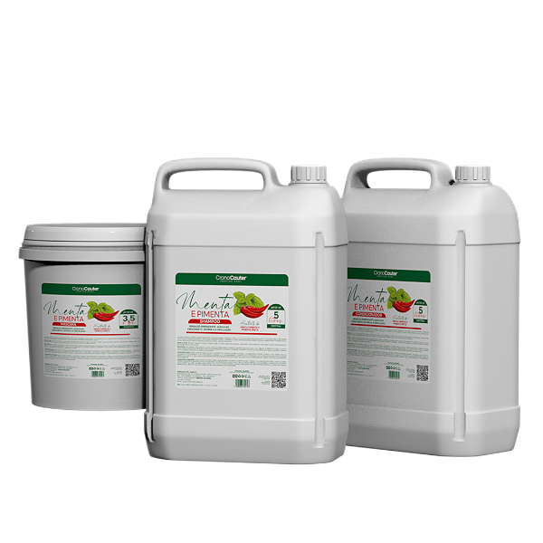 Kit Lavatório Pimenta e Menta 3 Passos