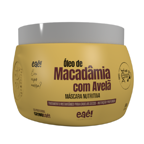 Máscara Nutritiva Macadâmia Com Avelã 500g