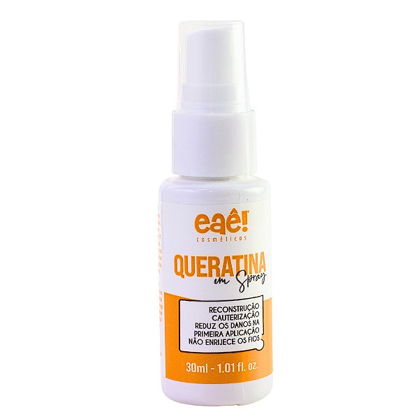 Reconstrutor De Fios Queratina Em Spray 30ml Eaê! Cosmético