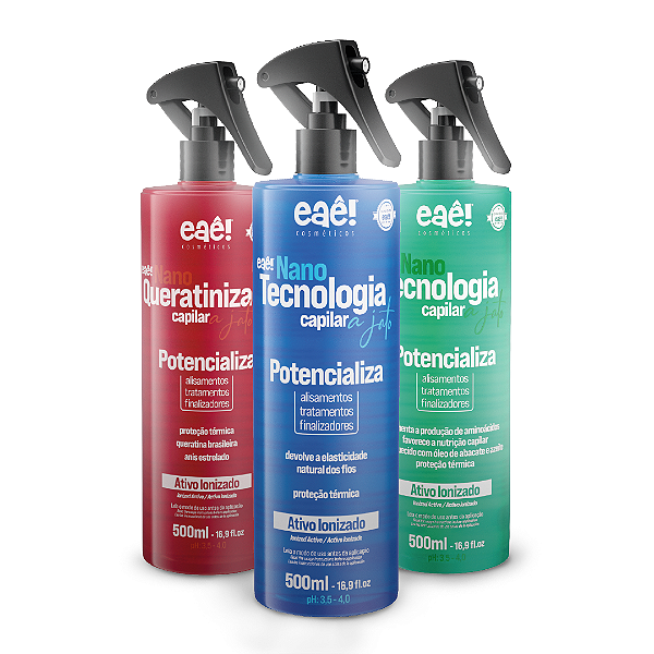 3x Nano Tecnologia Capilar -  Eaê