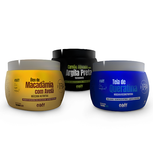 Combo Tratamento Eaê! 3x500g