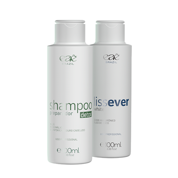 Kit Lissever White Escova Progressiva Sem Formol 2x100ml