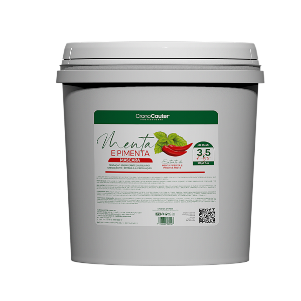 Máscara Lavatório Pimenta e Menta 3,5kg