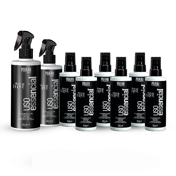Kit Spray Finalizador Uso Essencial Mirai Cosméticos