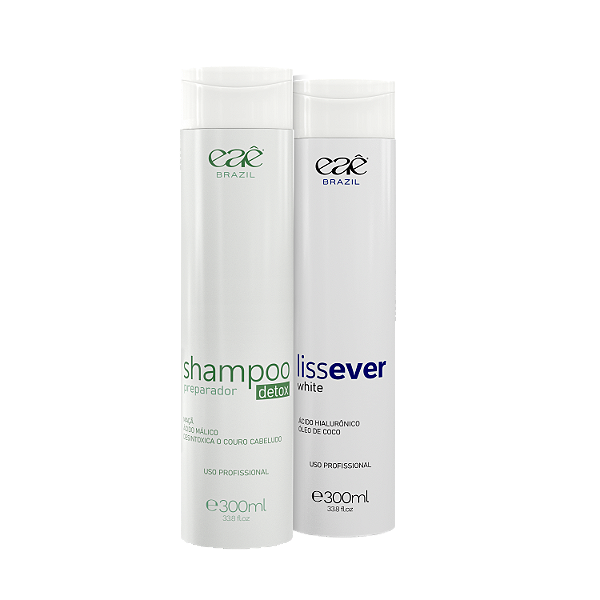 Kit Lissever White Escova Progressiva Sem Formol 2x300ml
