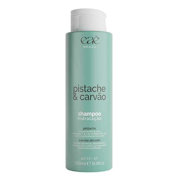 Shampoo Pistache & Carvão 500ml - Eaê Brazil