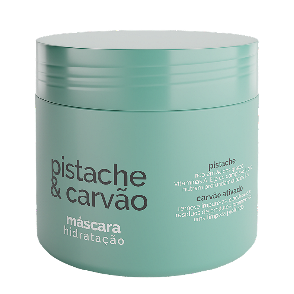 Máscara Hidratante Pistache & Carvão 300ml - Eaê Brazil