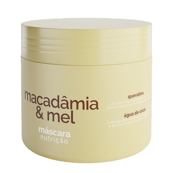 Máscara Nutritiva Macadâmia & Mel 500g - Eaê Brazil
