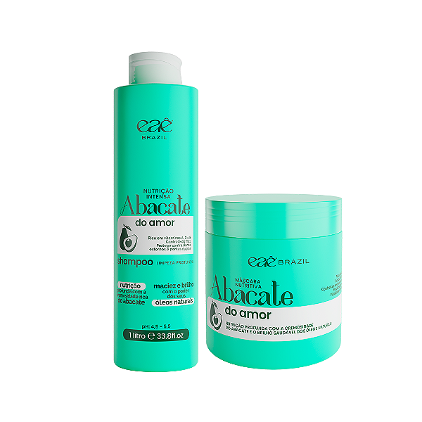 Kit Abacate do Amor (2 passos) Nutrição - Eaê Brazil