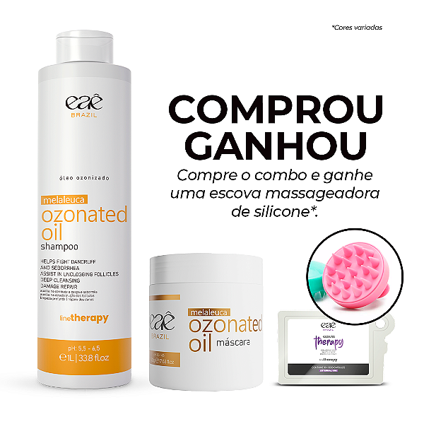 Kit Melaleuca Ozonated Oil e Capsulas Therapy + Brinde