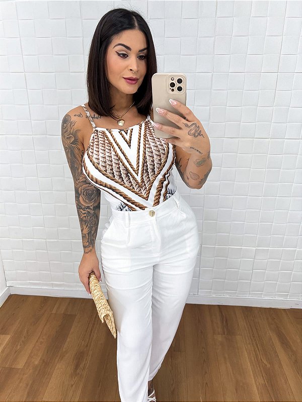 Calça Feminina Branca