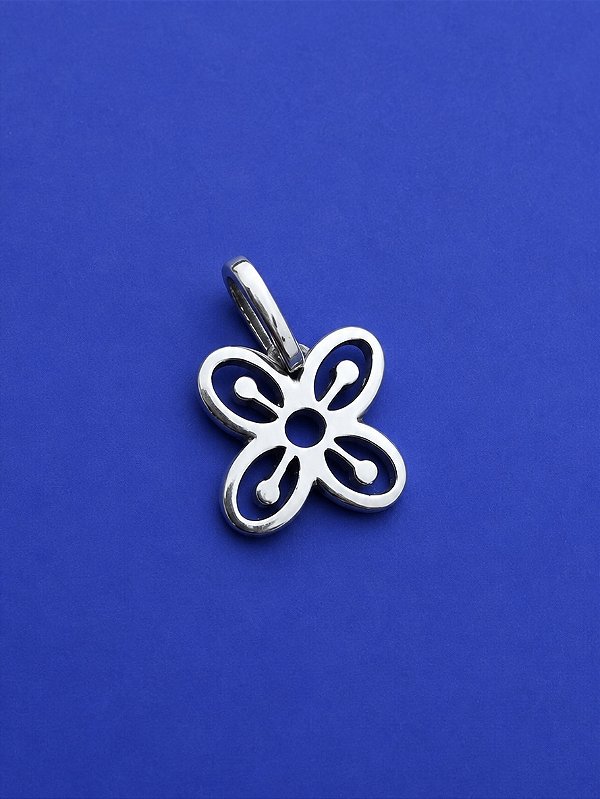 Brinco Adinkra | Bese Saka em Prata 925