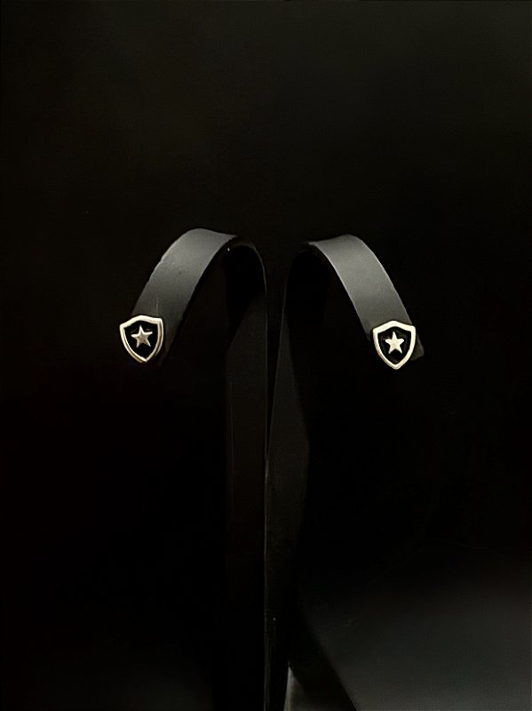 Brincos Escudo Botafogo - mini