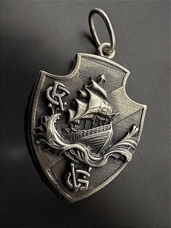 Pingente Escudo Vasco da Gama em Prata 925