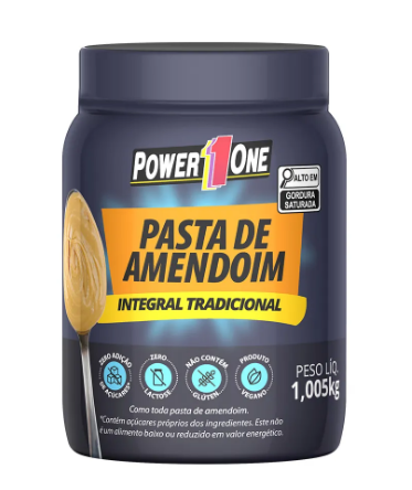 POWER ONE PASTA DE AMENDOIM 1KG TRADICIONAL