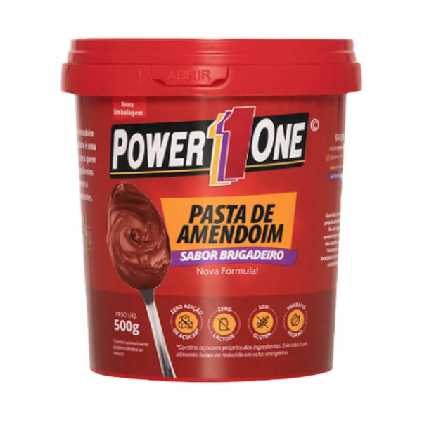 POWER ONE PASTA DE AMENDOIM 500G BRIGADEIRO