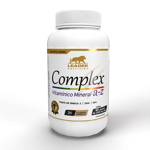 Leader Nutrition Complex A-z Com Omega 3 C/60 Cápsulas