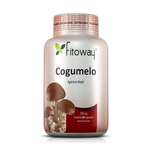 Fitoway Cogumelo Agaricus 300mg 60 Capsulas