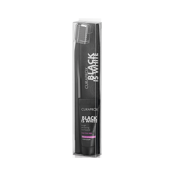 Curaprox Black IS White  Escova e CR Dental 90G