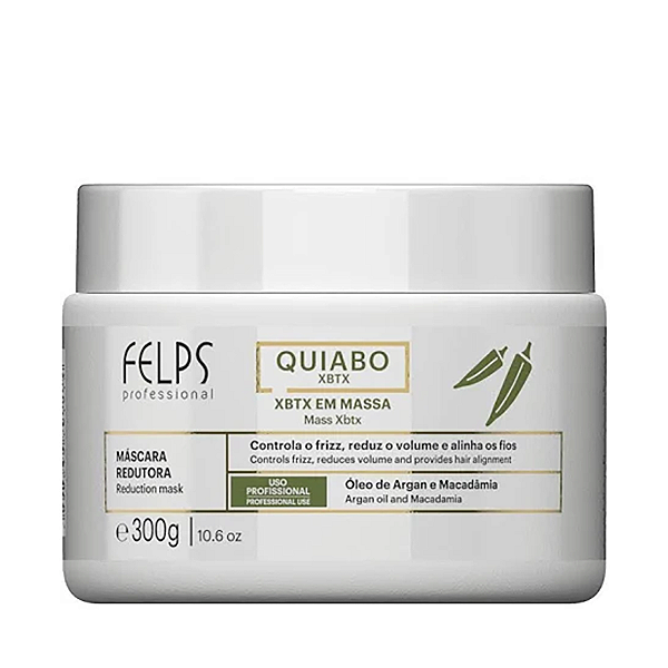 Felps Xbtx Okra em Massa Máscara Redutora 300g