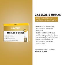 Lavitan Polivitaminico Cabelos E Unhas 30 Cápsulas