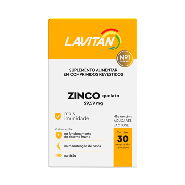 LAVITAN ZINCO COM 30 COMPRIMIDOS