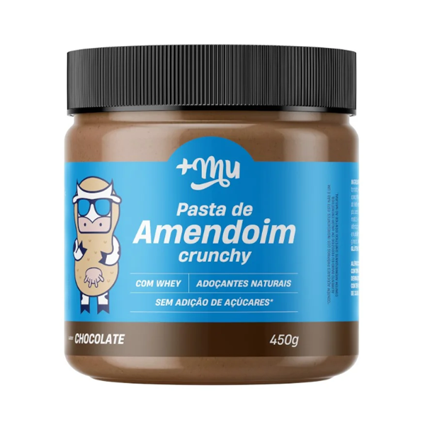 Mais Mu Pasta De Amendoim Com Whey 450g