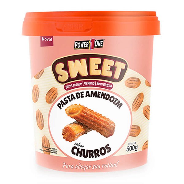 Power One Sweet Pasta De Amendoim 500g Churros