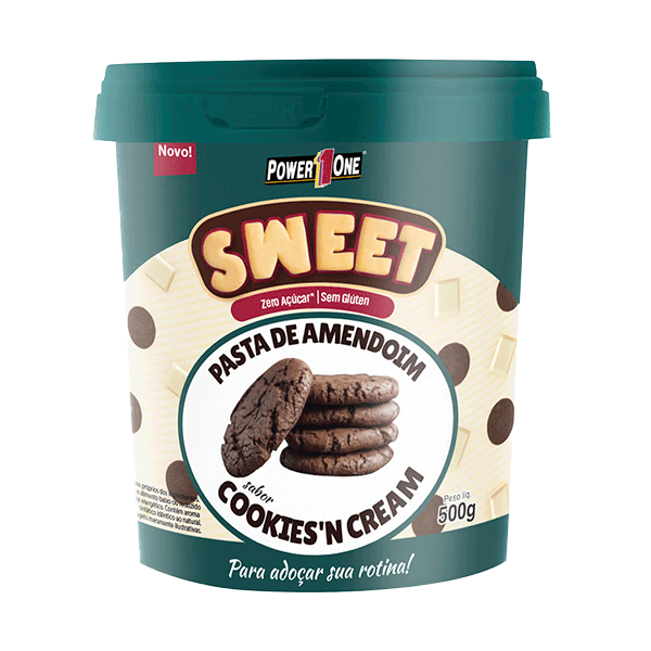 Power One Sweet Pasta De Amendoim 500G Coockie And Cream