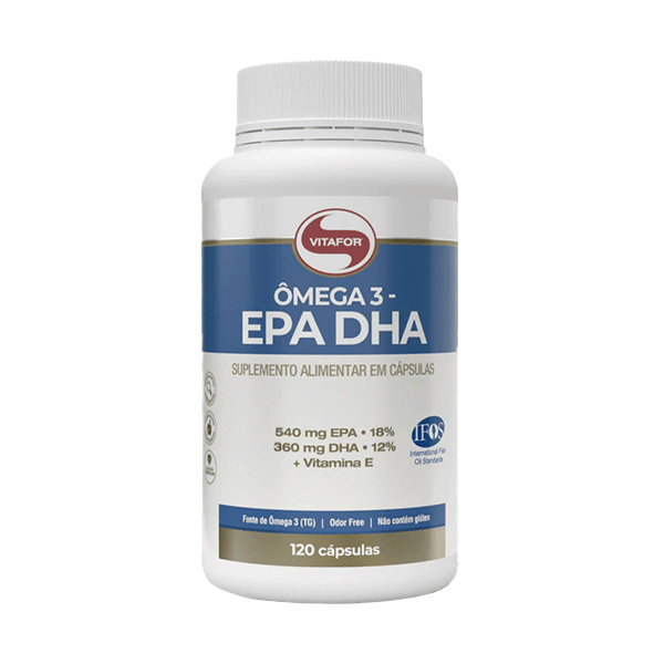 Vitafor Omega 3 Epa E Dha 1g 120 Capsulas